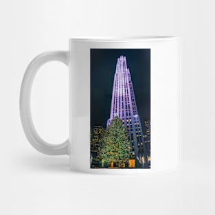 Skyscraper and Tree Mug